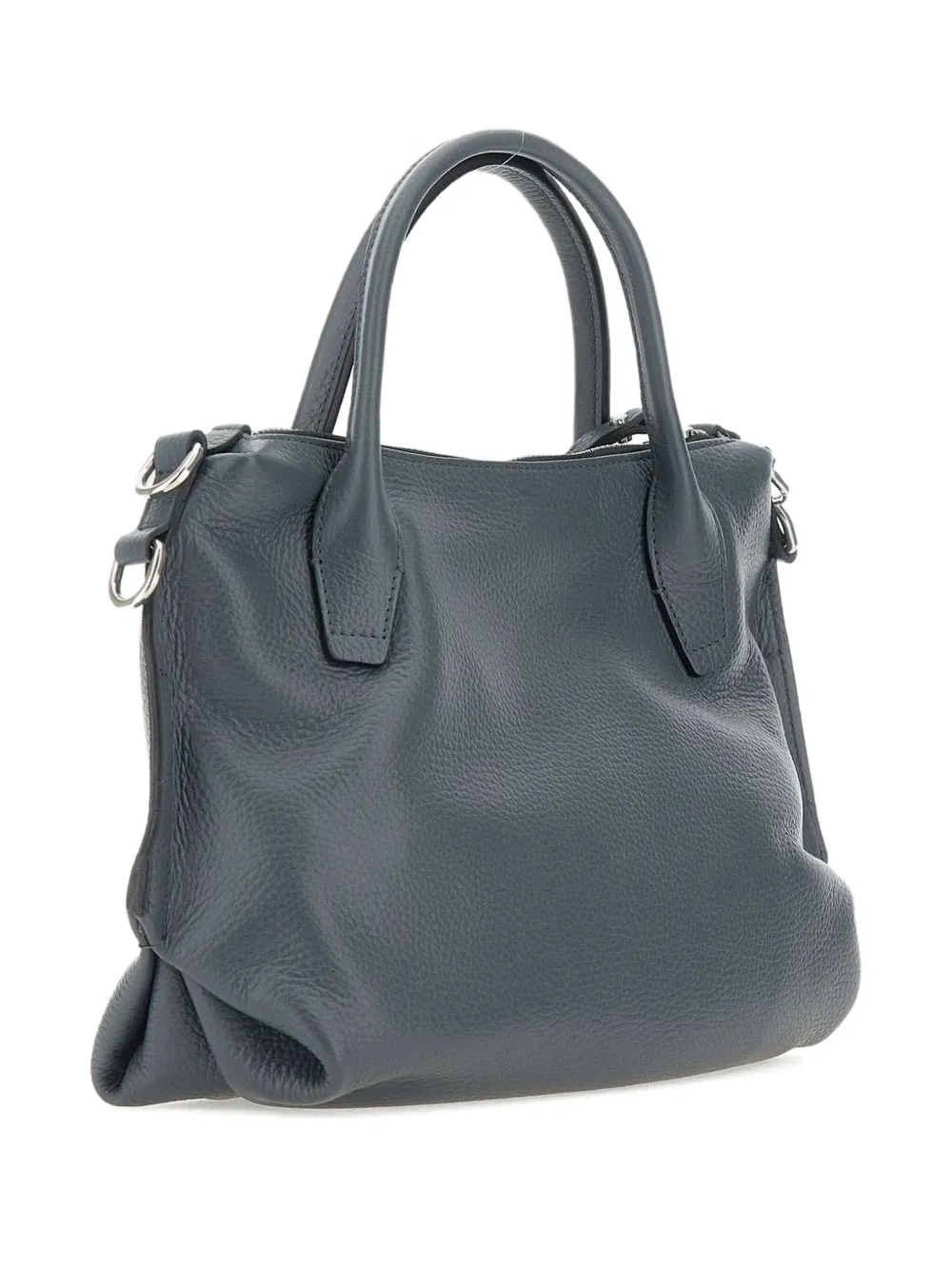 GIANNI CHIARINI Leren schoudertas Grijs