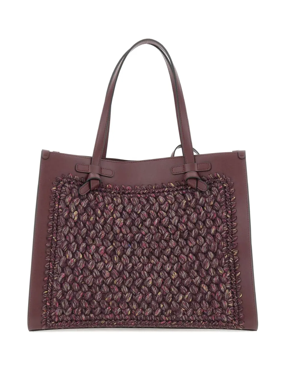 Marcella Club Marcella Braided Leather Tote Bag
