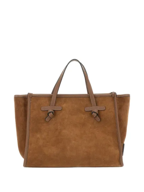 MARCELLA CLUB Marcella Club knot-detail suede tote bag