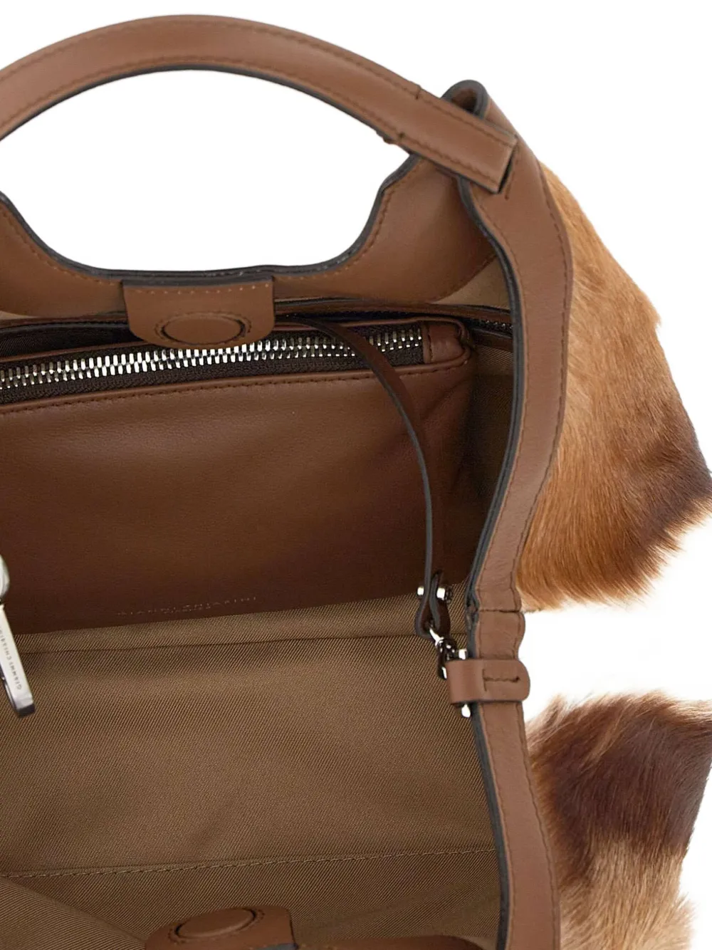 GIANNI CHIARINI Dua hair-on-hide tote bag Bruin