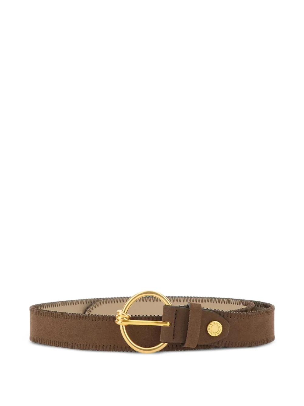 GIANNI CHIARINI Suède gespriem Bruin