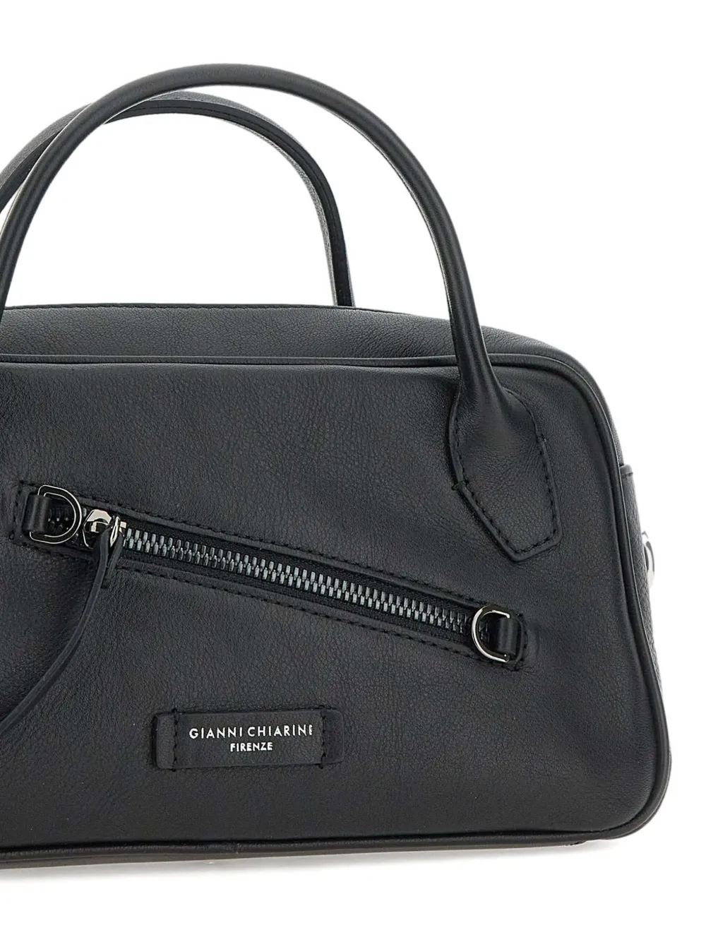 GIANNI CHIARINI Leren shopper Zwart