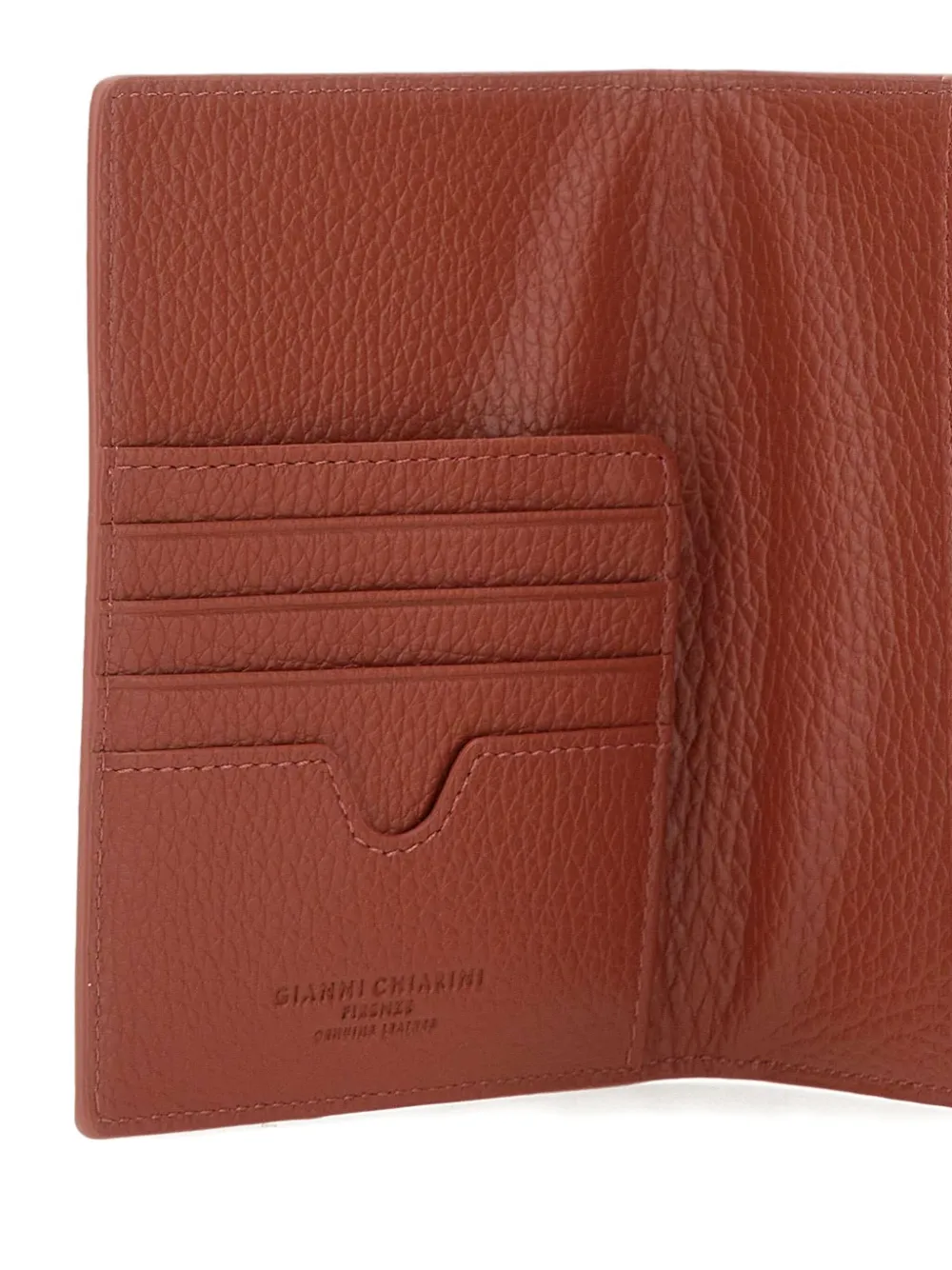 GIANNI CHIARINI Leren paspoorthoes Bruin