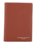 GIANNI CHIARINI leather passport holder - Brown