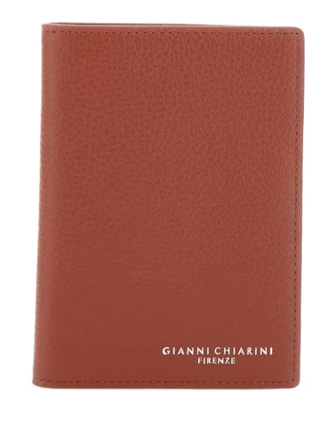 GIANNI CHIARINI leather passport holder 