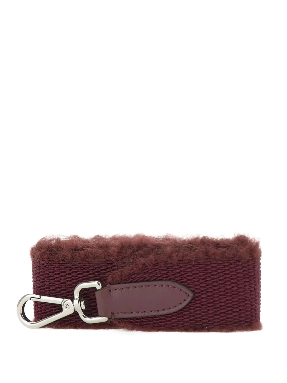 GIANNI CHIARINI Schouderband met lammy afwerking Rood