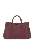 GIANNI CHIARINI textured-leather top-handle tote bag
