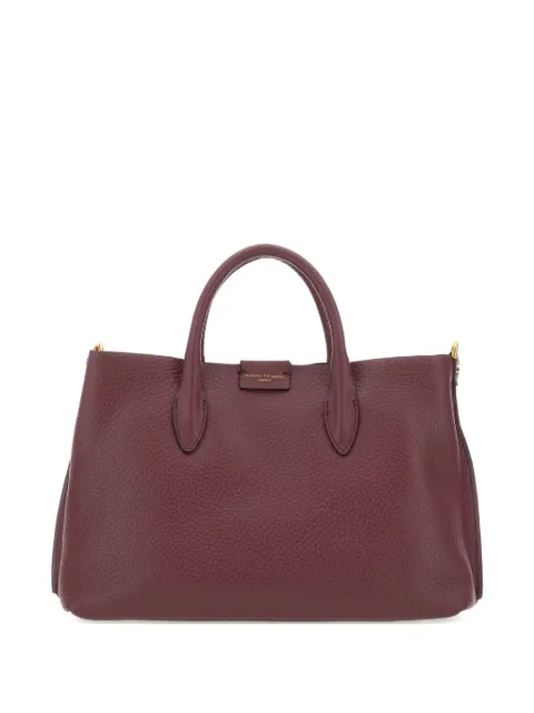 GIANNI CHIARINI textured-leather top-handle tote bag