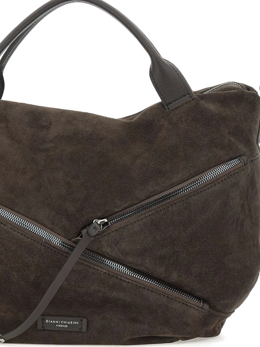GIANNI CHIARINI Suède shopper Bruin