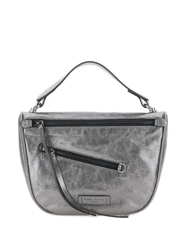 GIANNI CHIARINI トート シルバー GIANNI CHIARINI レザー トート