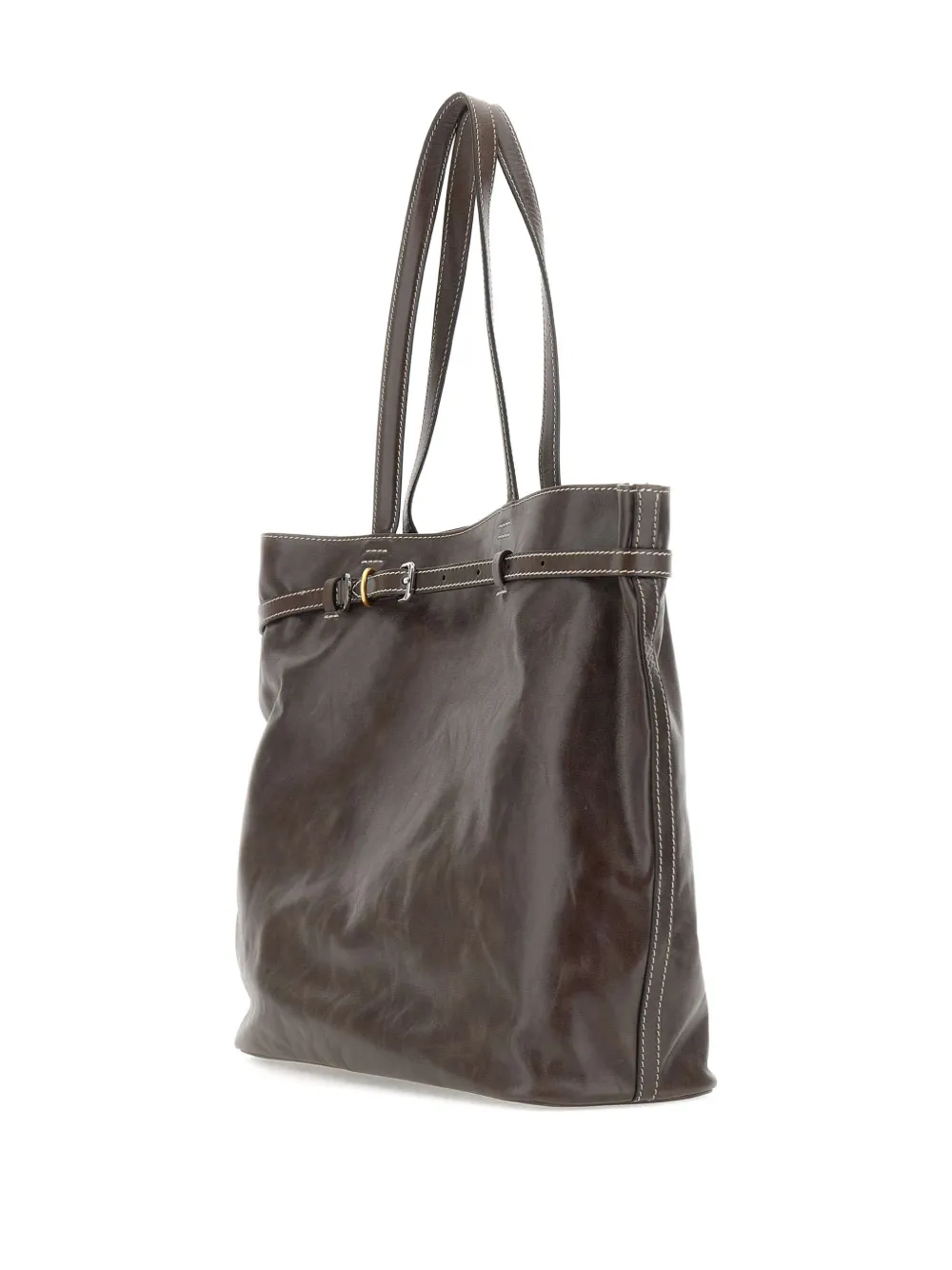 GIANNI CHIARINI Leren shopper Bruin