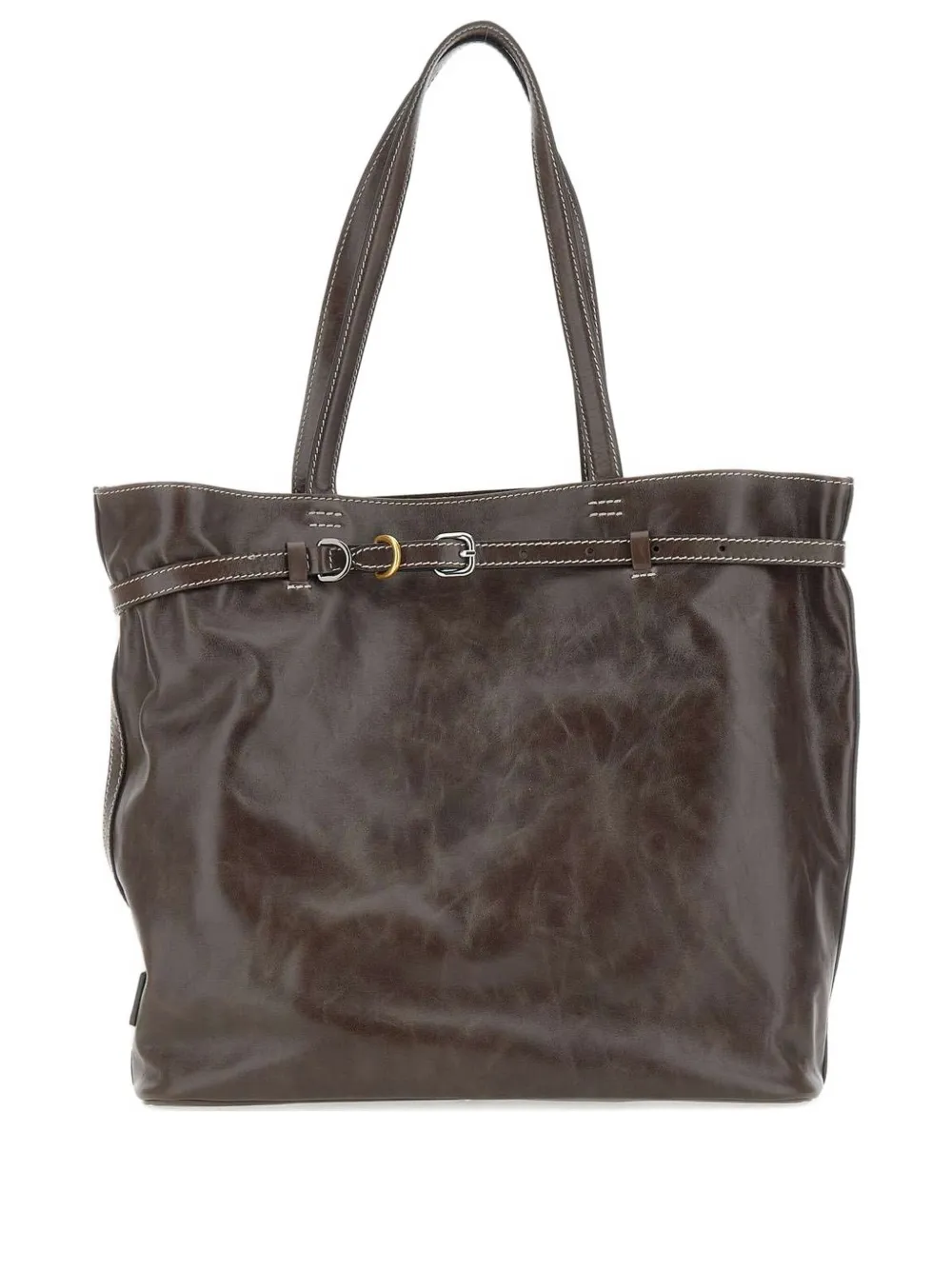 GIANNI CHIARINI leather tote bag Bruin