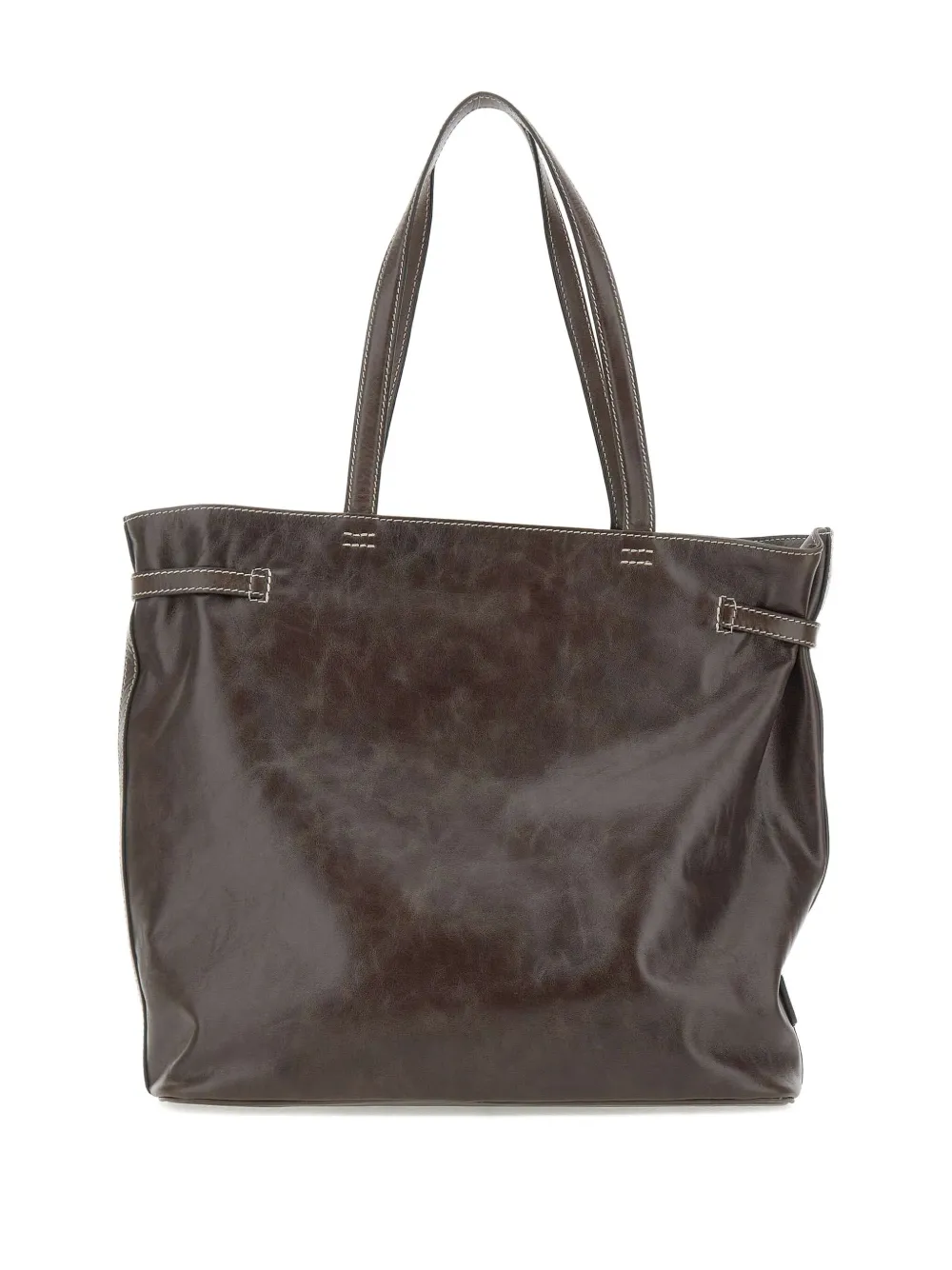 GIANNI CHIARINI Leren shopper Bruin