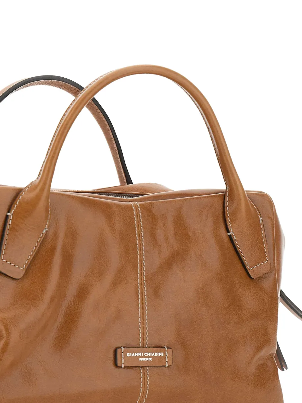 GIANNI CHIARINI leather tote bag Bruin