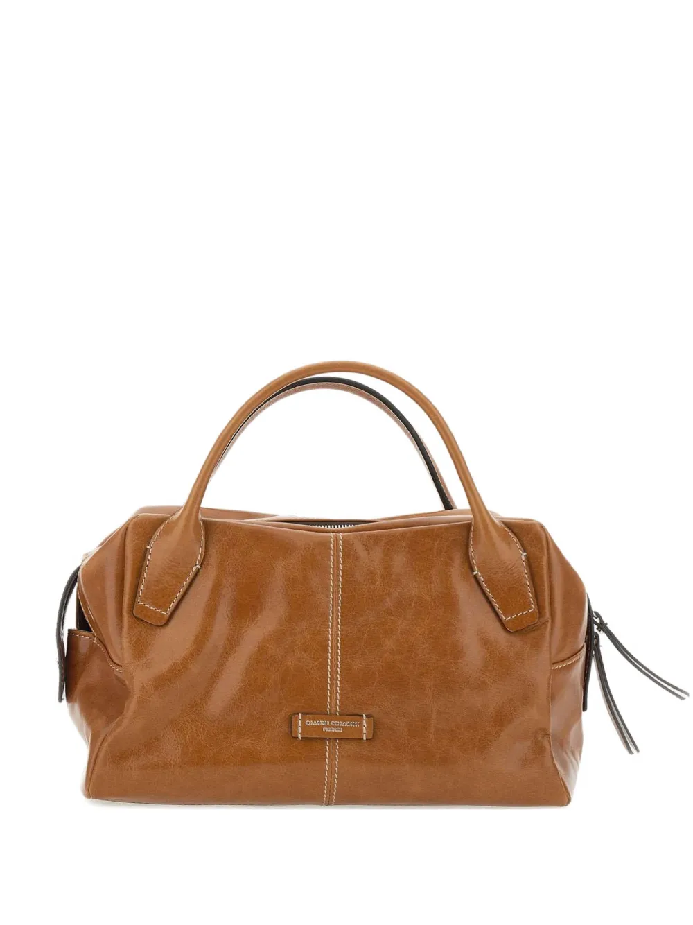 GIANNI CHIARINI leather tote bag Bruin