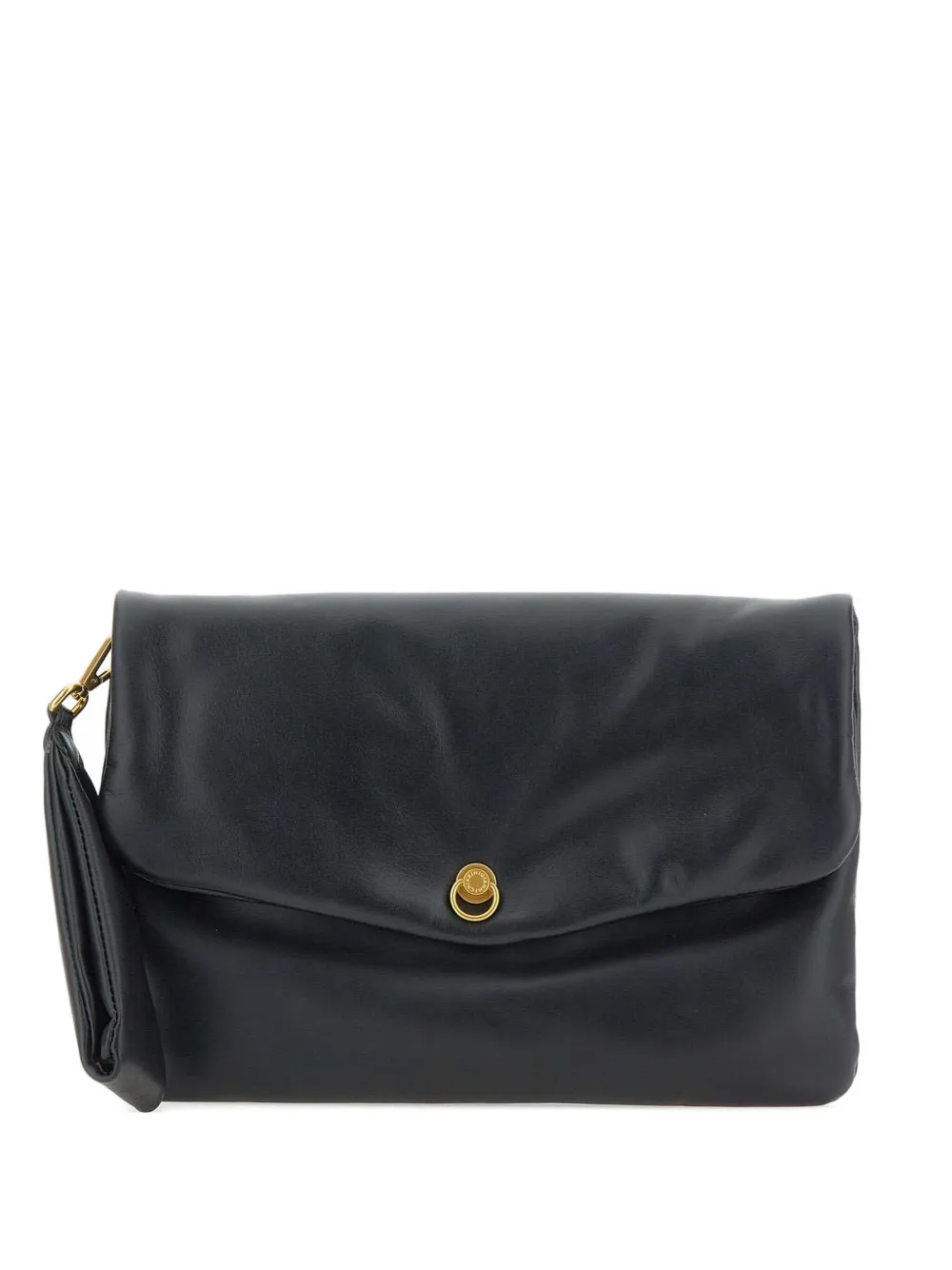 GIANNI CHIARINI folded clasp clutch bag Zwart