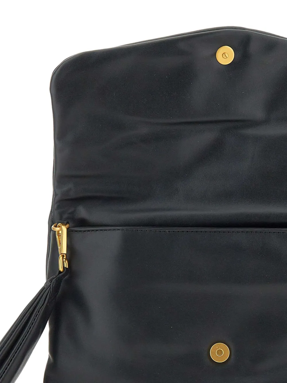 GIANNI CHIARINI folded clasp clutch bag Zwart