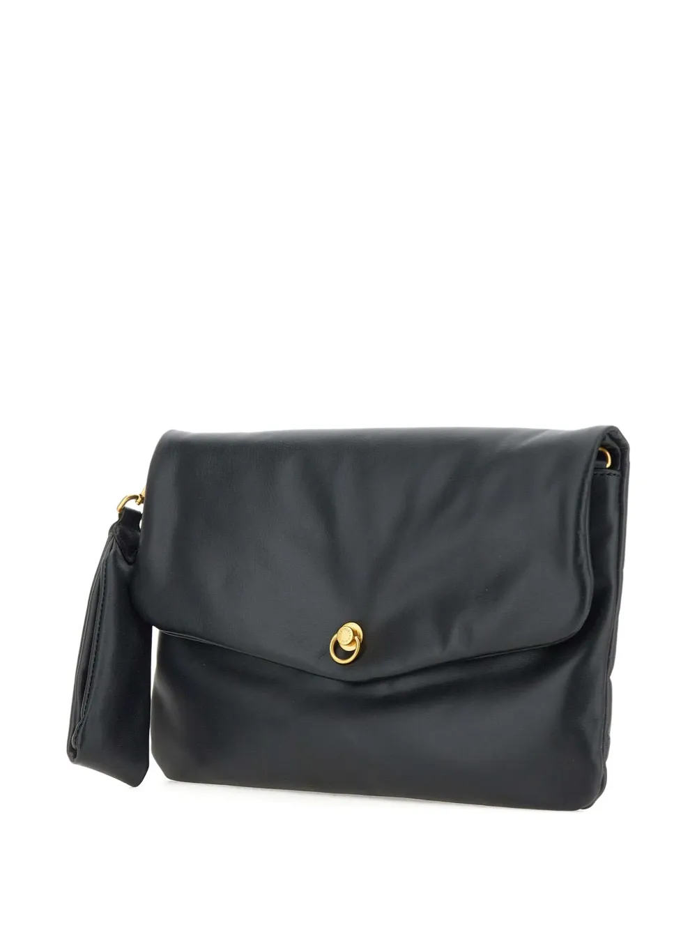 GIANNI CHIARINI folded clasp clutch bag Zwart