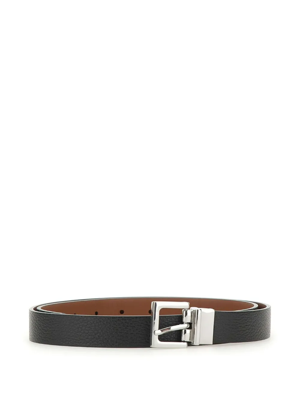 GIANNI CHIARINI Leren riem Zwart