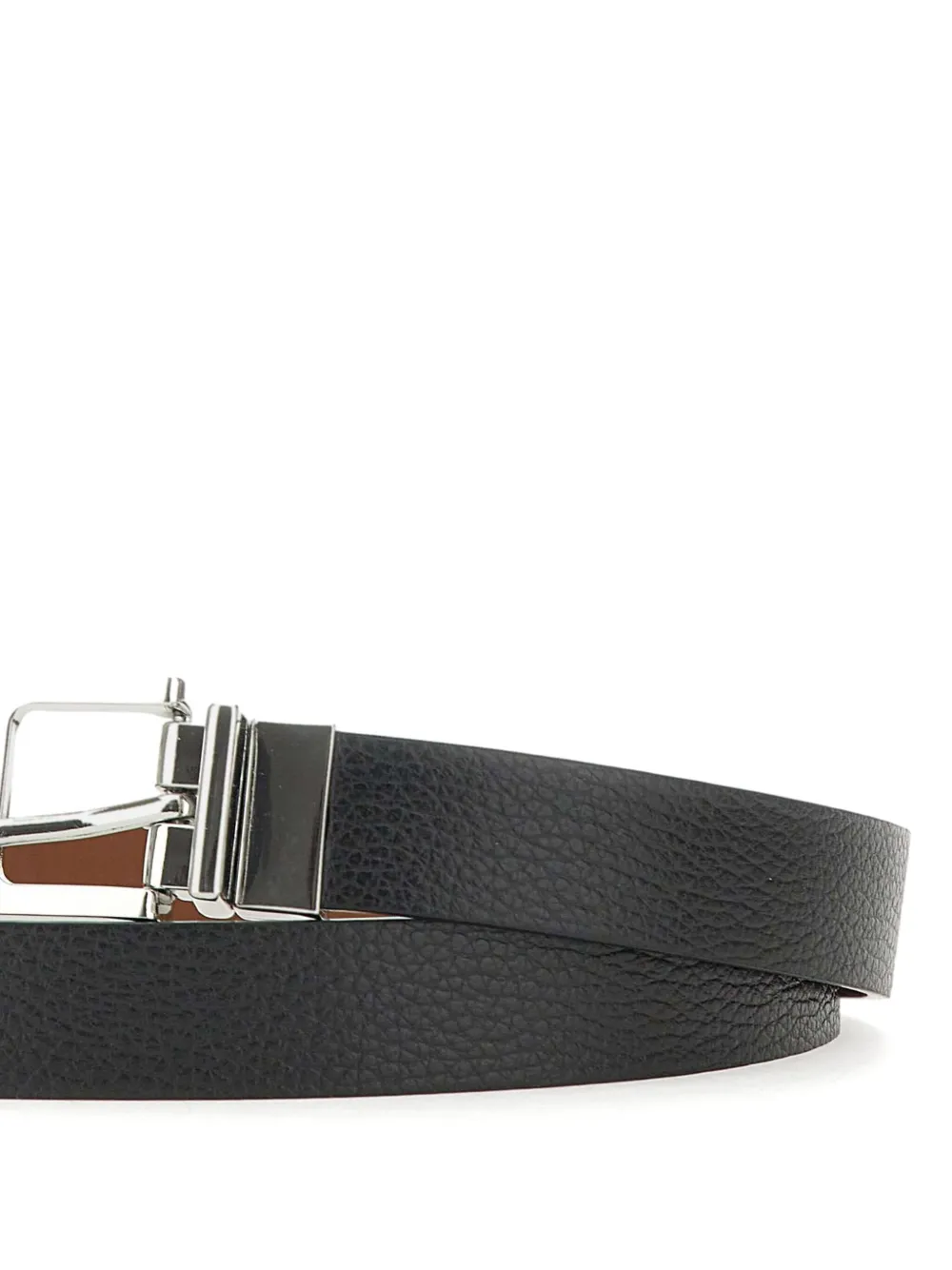 GIANNI CHIARINI Leren riem Zwart