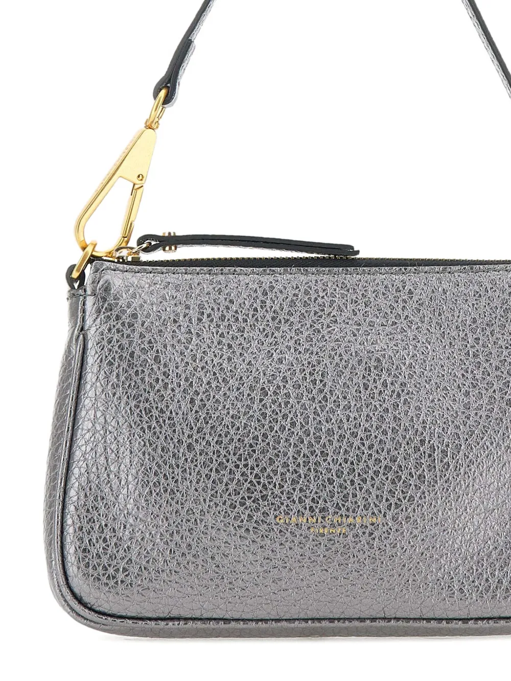 GIANNI CHIARINI Schoudertas met metallic-effect Zilver