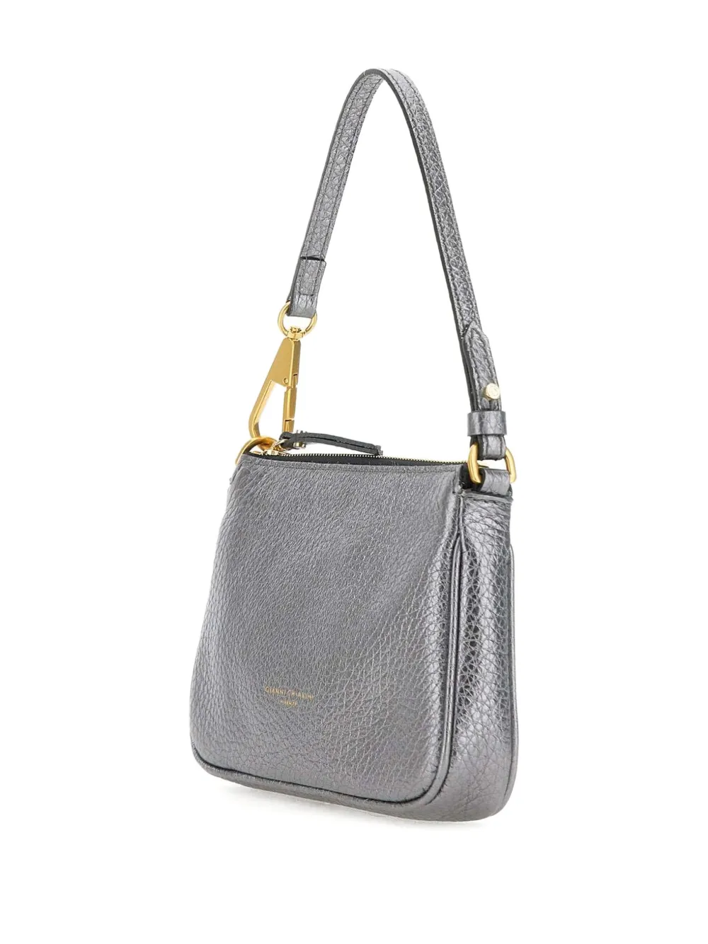 GIANNI CHIARINI Schoudertas met metallic-effect Zilver