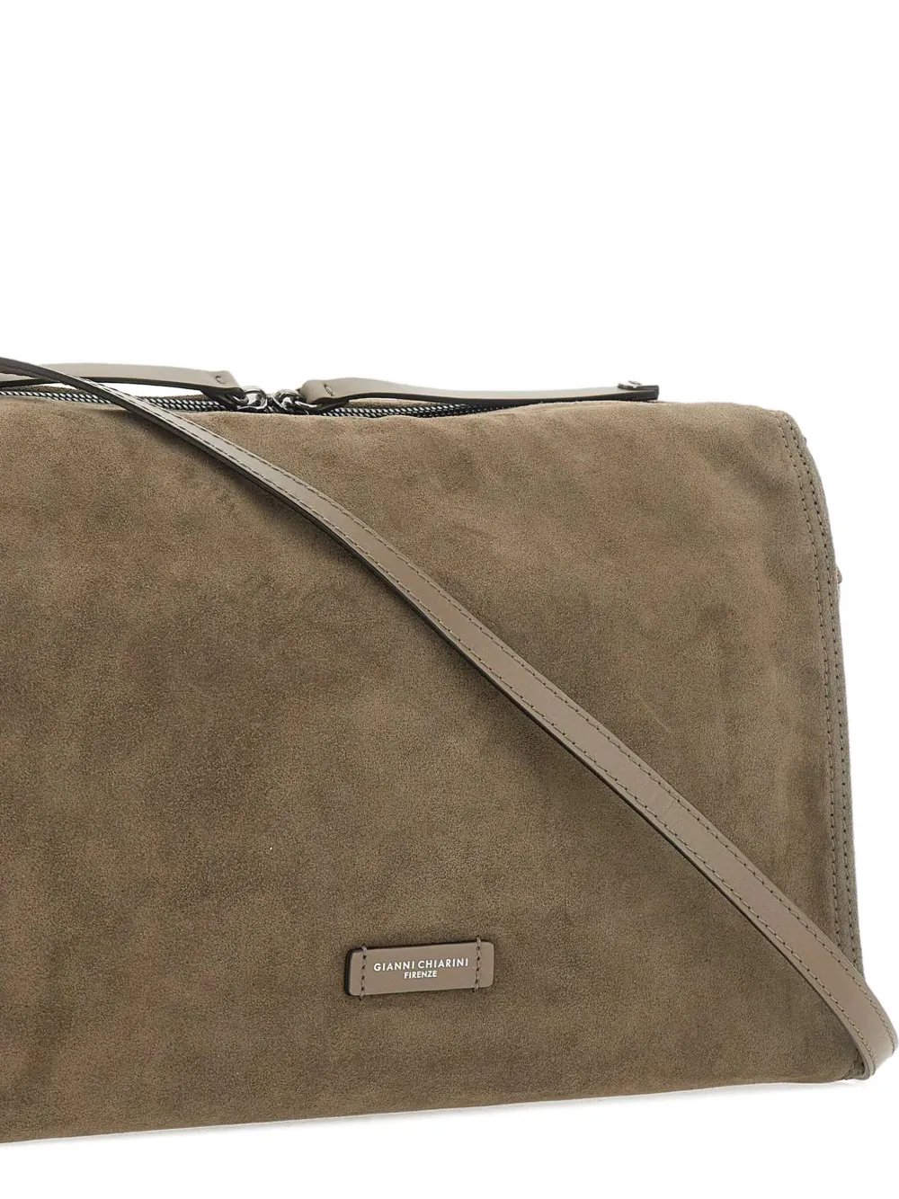 GIANNI CHIARINI Leren crossbodytas Bruin
