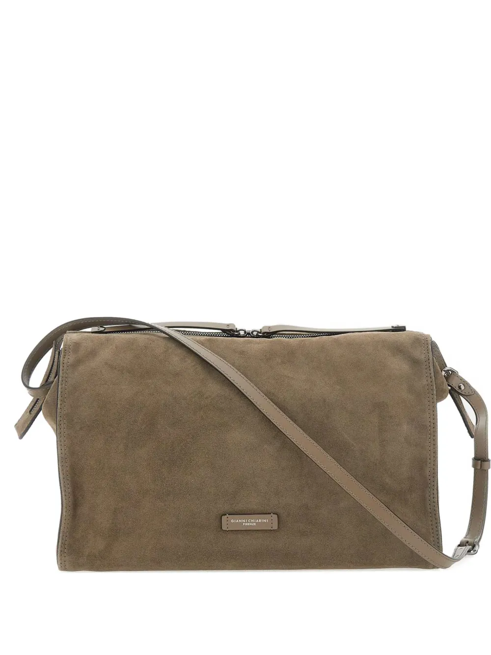 GIANNI CHIARINI leather crossbody bag Bruin