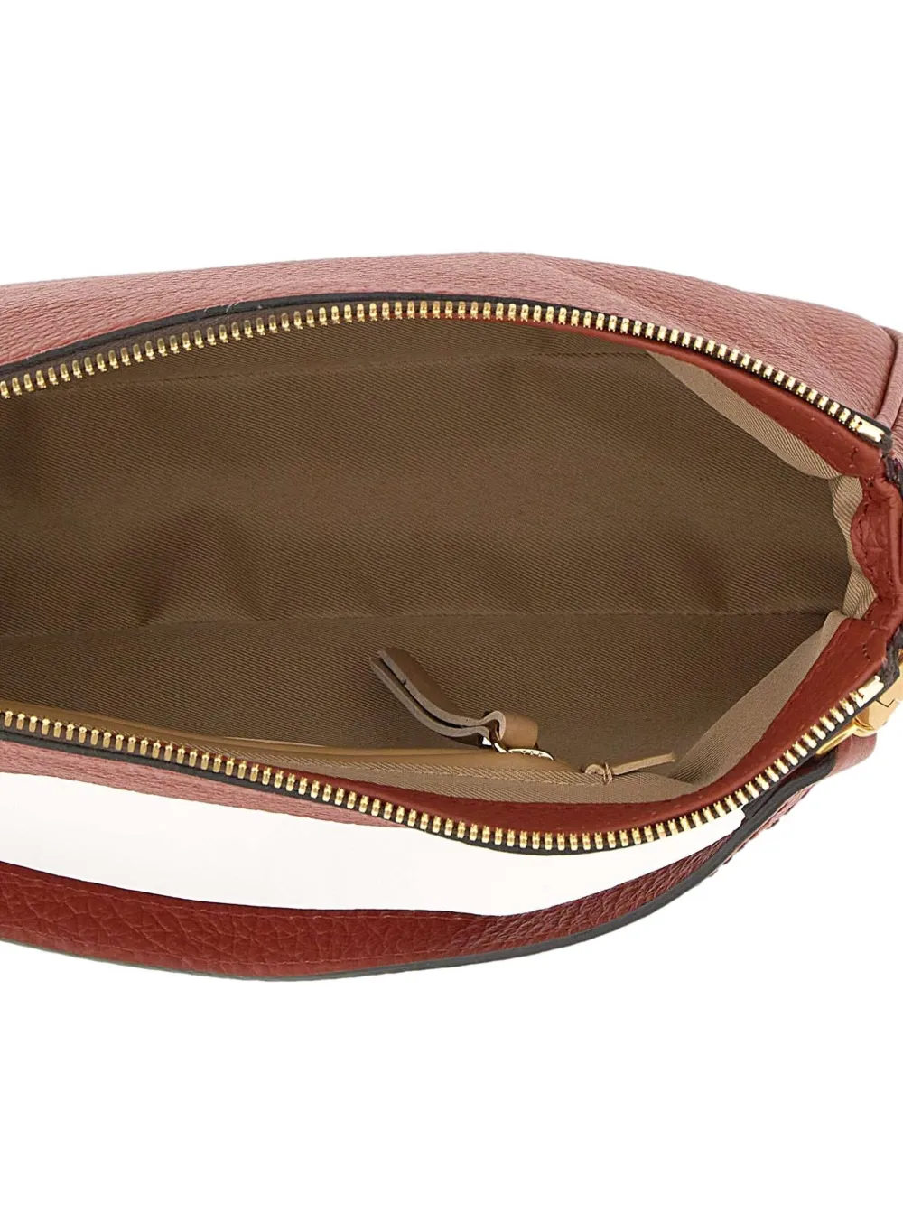 GIANNI CHIARINI Leren schoudertas Rood