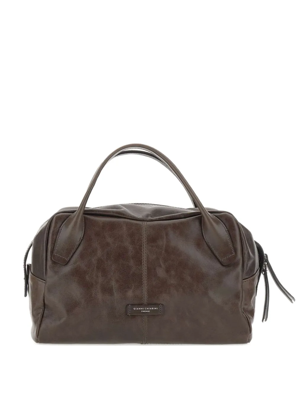GIANNI CHIARINI Shopper met ritssluiting en handgreep Bruin