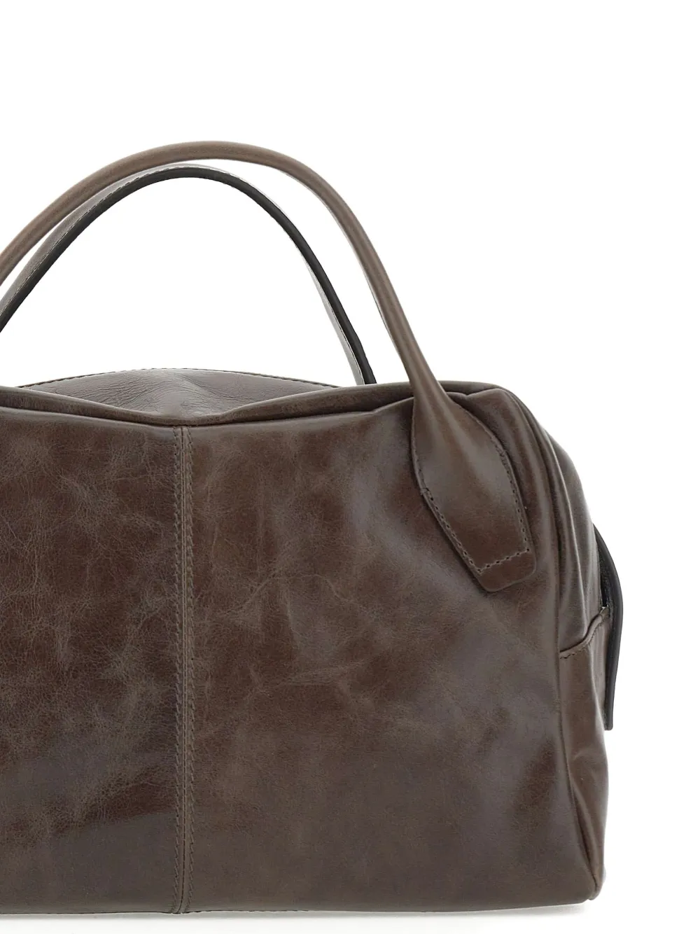 GIANNI CHIARINI Shopper met ritssluiting en handgreep Bruin