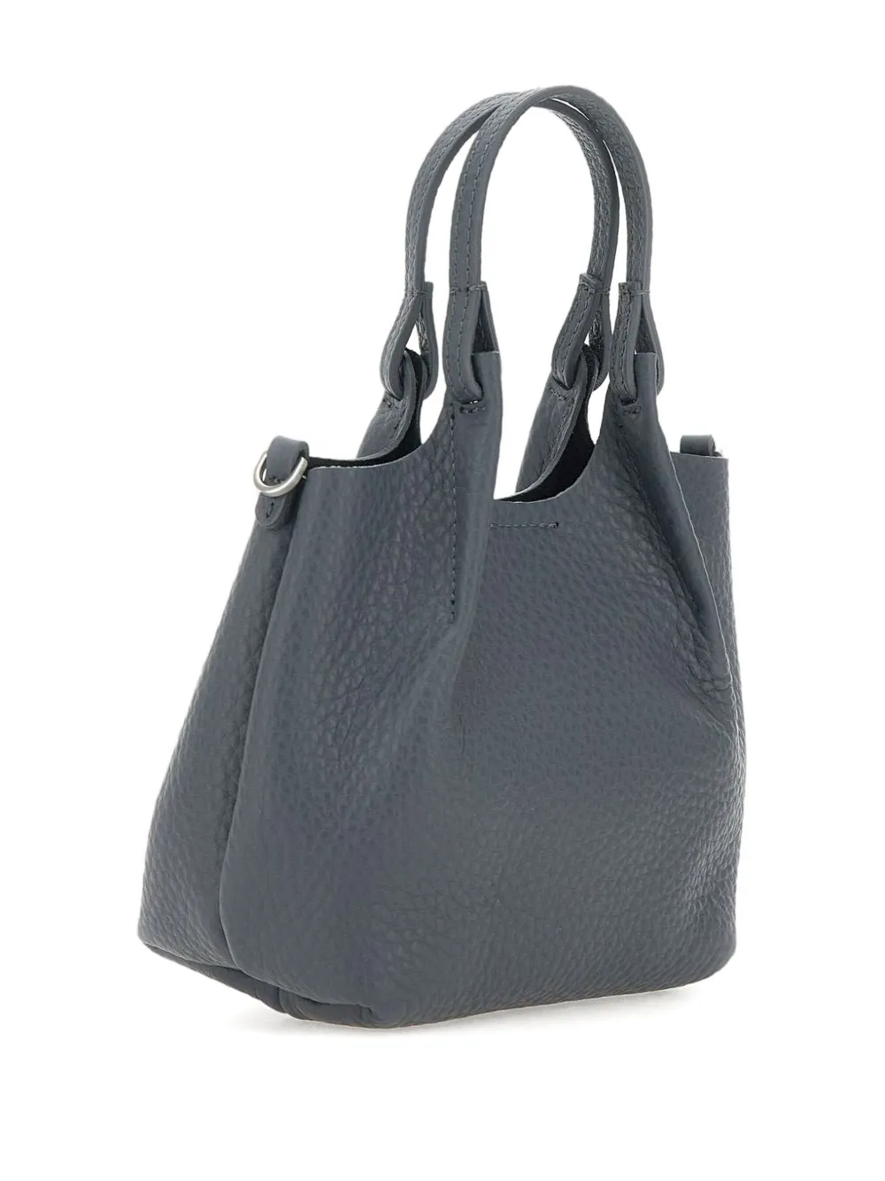 GIANNI CHIARINI Leren schoudertas Grijs