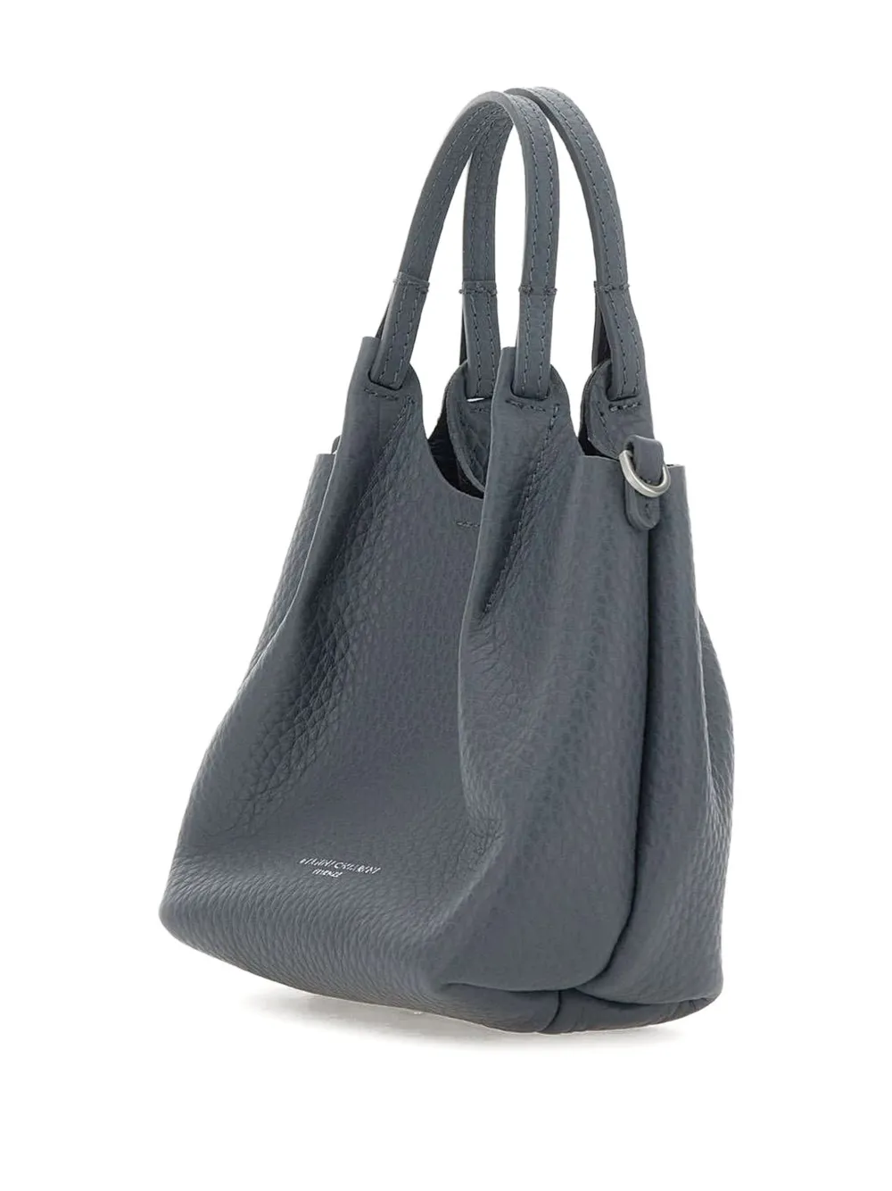 GIANNI CHIARINI Leren schoudertas Grijs