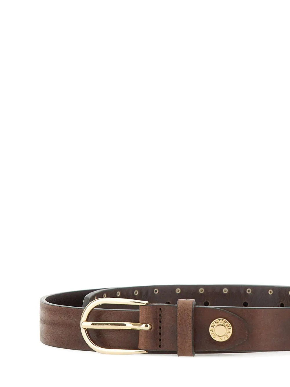 GIANNI CHIARINI Riem met studs Bruin