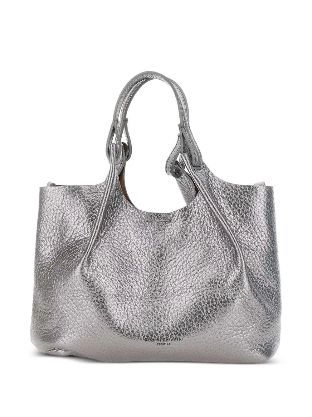 GIANNI CHIARINI metallic-effect tote bag | Silver | Image 1