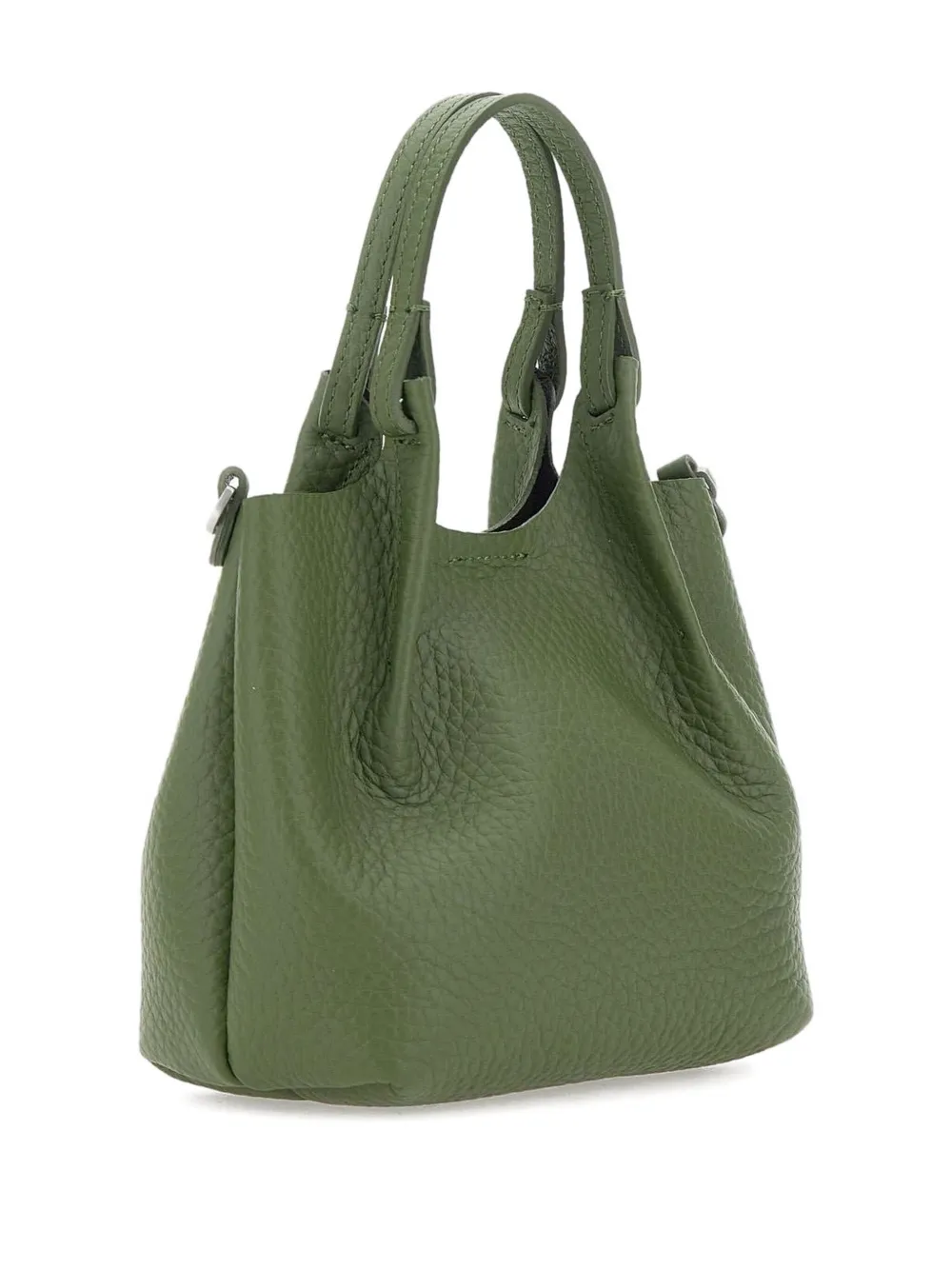 GIANNI CHIARINI Leren schoudertas Groen