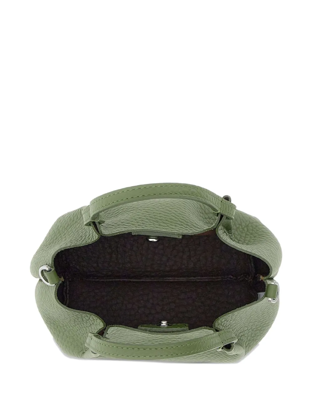 GIANNI CHIARINI Leren schoudertas Groen