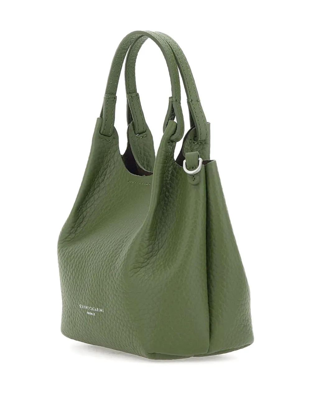 GIANNI CHIARINI Leren schoudertas Groen