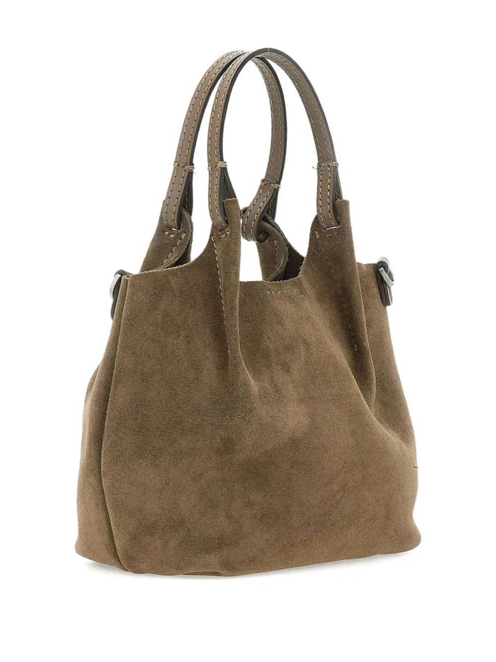 GIANNI CHIARINI Leren shopper Groen