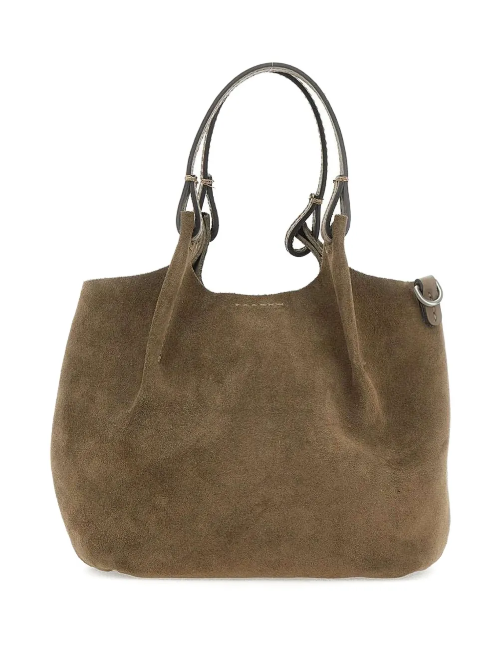 GIANNI CHIARINI Leren shopper Groen