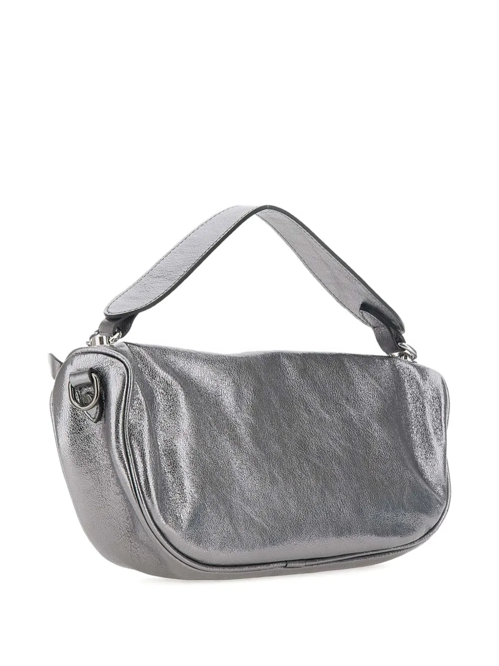GIANNI CHIARINI metallic zip-fastening tote bag Zilver