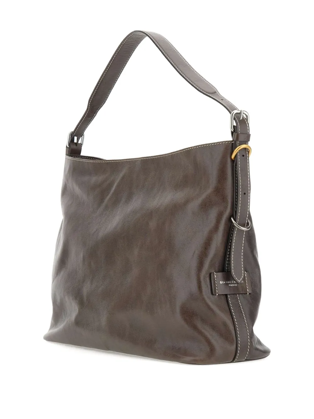 GIANNI CHIARINI Leren shopper Bruin