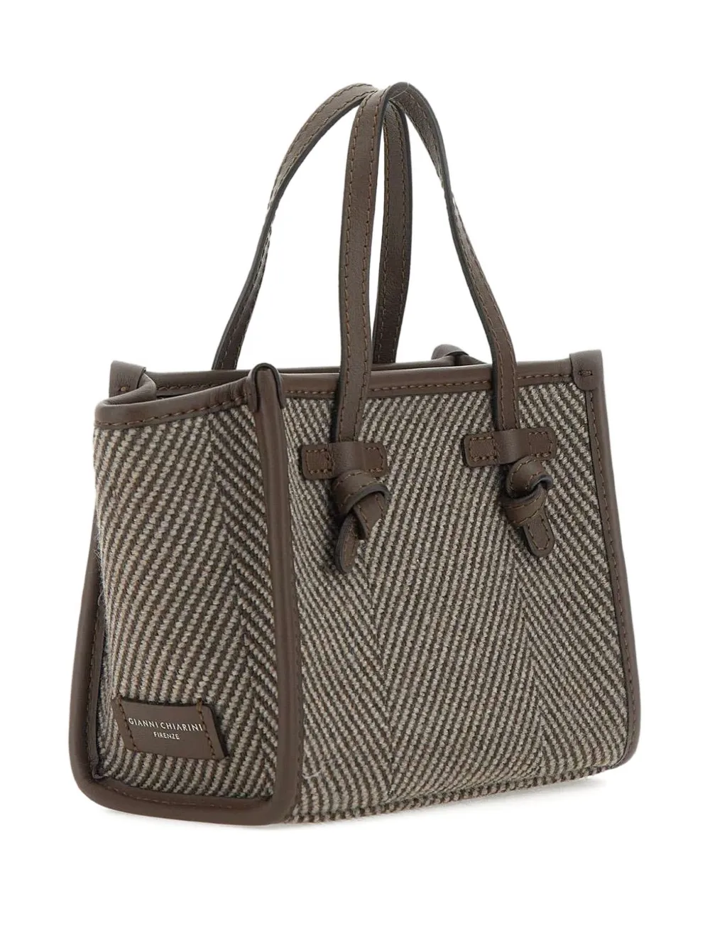 MARCELLA CLUB Leren shopper Bruin
