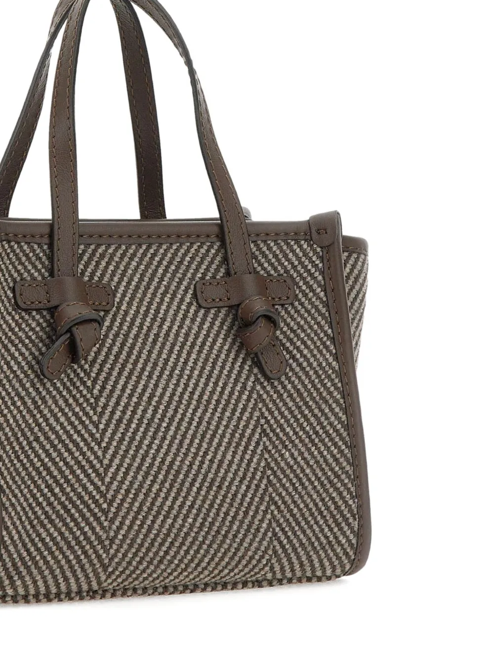 MARCELLA CLUB Leren shopper Bruin