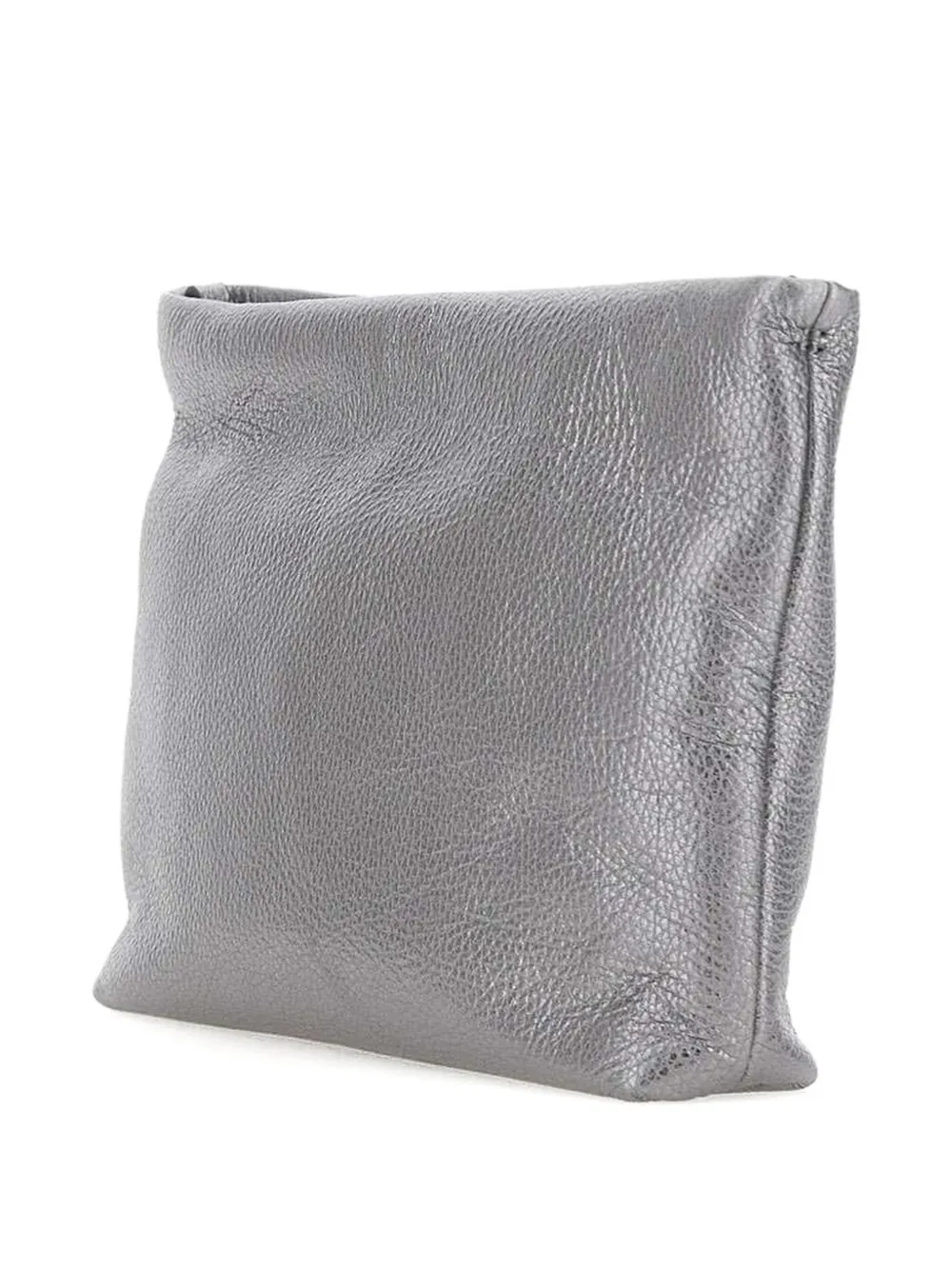 GIANNI CHIARINI Leren clutch Zilver