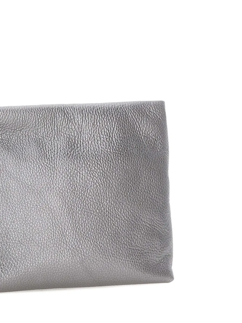 GIANNI CHIARINI Leren clutch Zilver