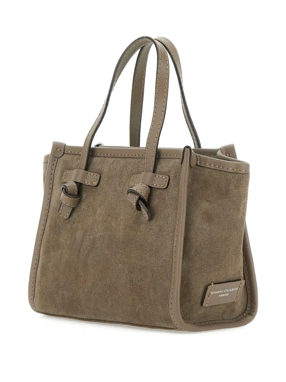 MARCELLA CLUB Suède shopper - Bruin