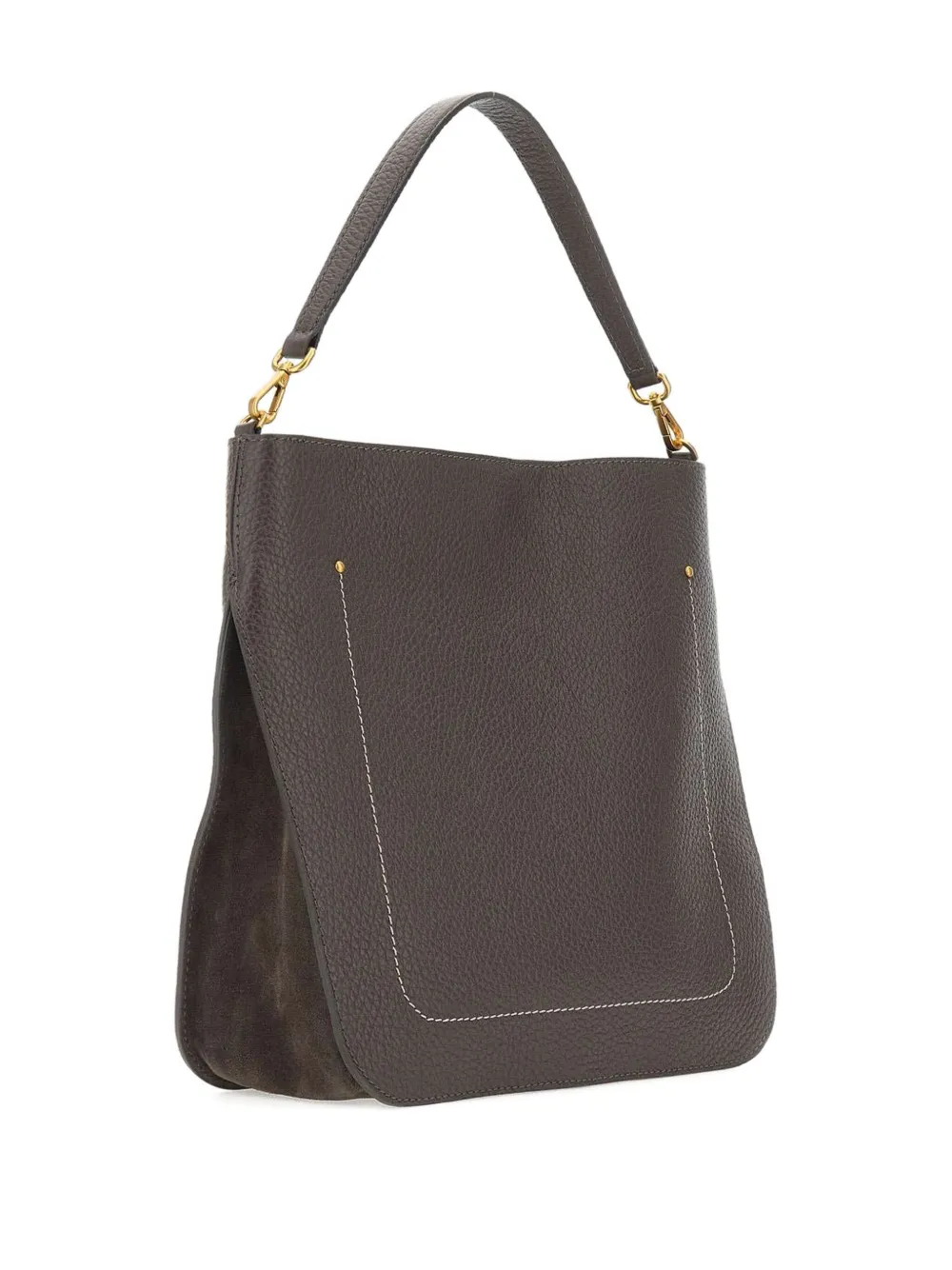 GIANNI CHIARINI Olga leren shopper Grijs