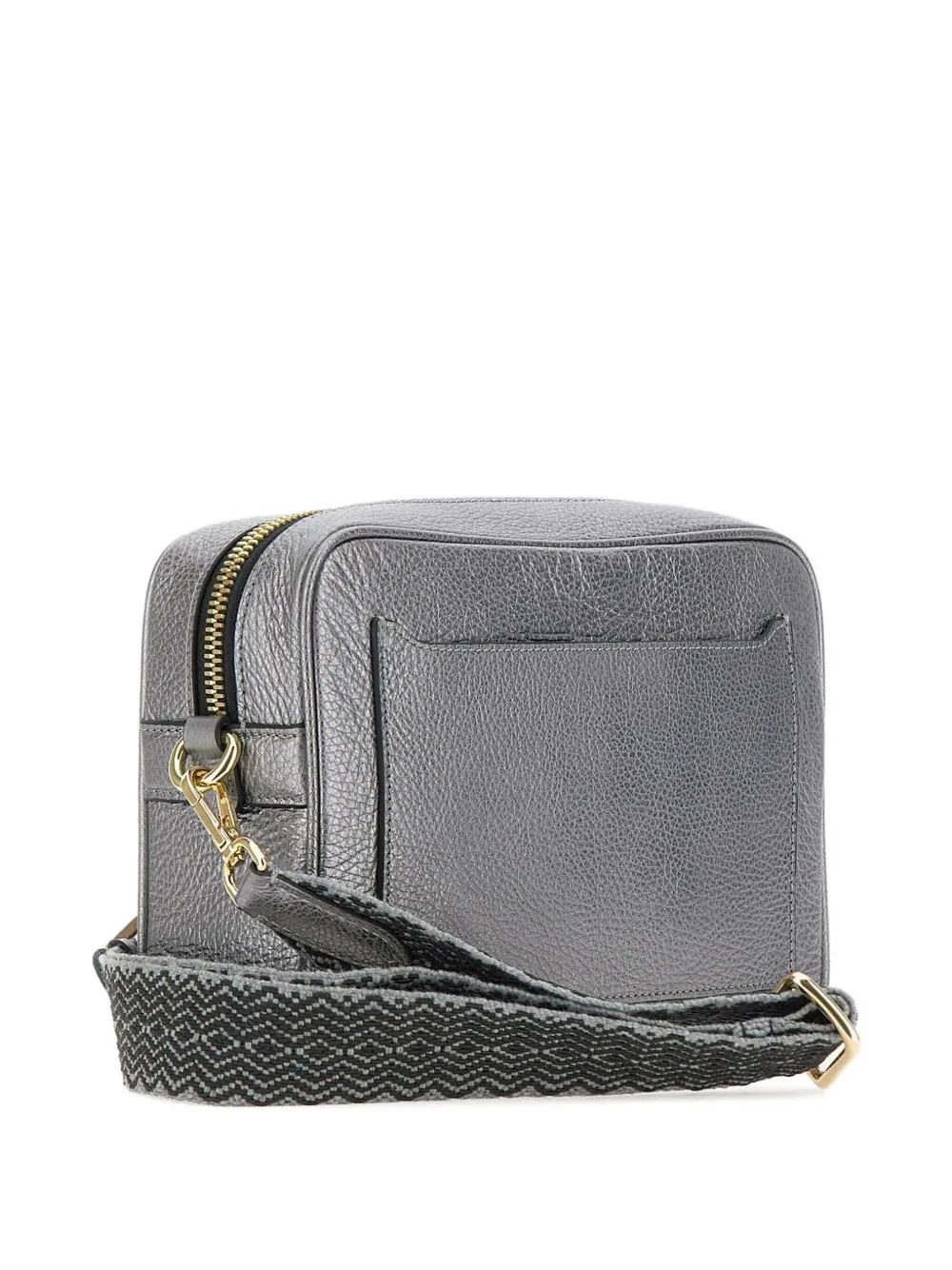 GIANNI CHIARINI Leren schoudertas Grijs