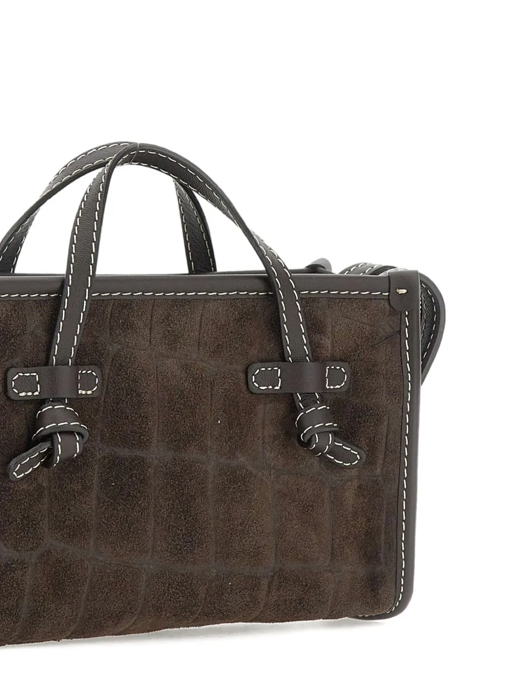 MARCELLA CLUB Marcella shopper met krokodillen-reliëf Bruin